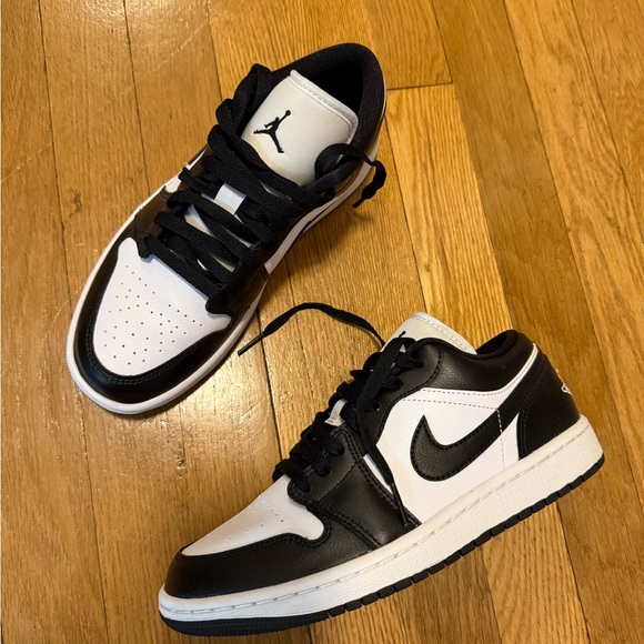 Nike Shoes - Nike Air Jordan 1 low Womens's Black and White Sneakers Panda